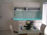 Puerto - Hollywood, FL - Glass Counter over Electroluminescent Panel EL